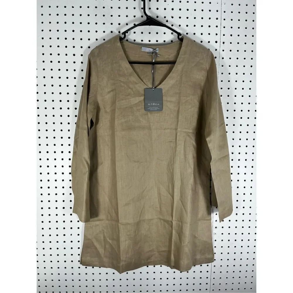 Lin Blanc linen top
